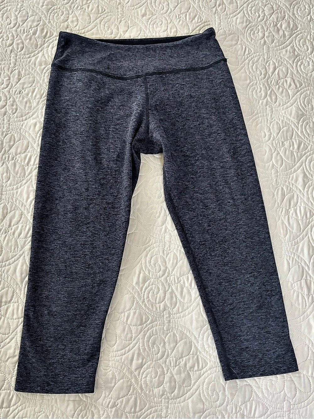 Beyond Yoga Spacedye High Waisted Capri Legging Charcoal Gray
